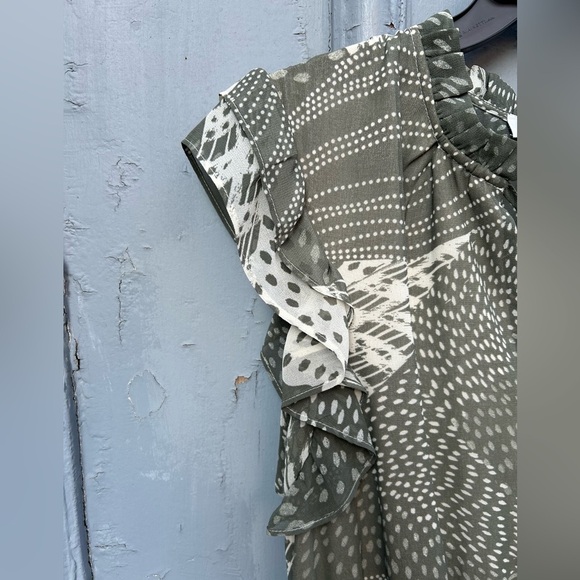 Bb Dakota Ruffled-Sleeve Tiered Midi Dress, BNWT, size Large - Picture 9 of 10